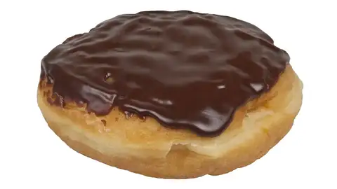 Chocolate iced doughnut